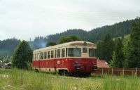 Detský motorový vlak z Tisovca na Čiernohronskú železnicu